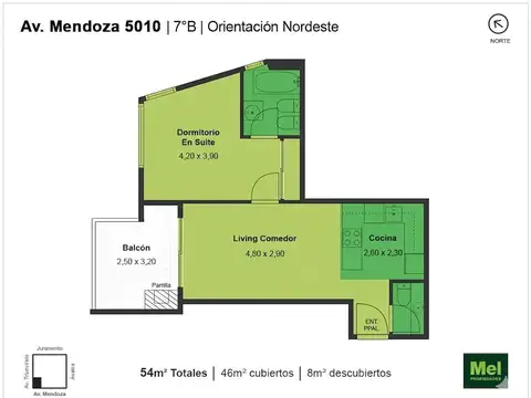 Mendoza 5000, Piso 7