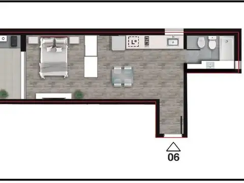 Departamento en Venta en Martín, USD 68.000