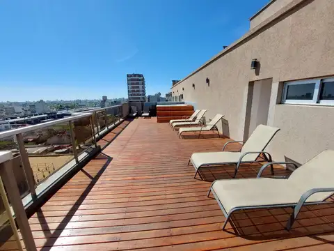 Monoambiente con balcón al contrafrente en Villa Luro