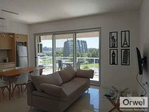 Departamento 2 ambientes con 2 baños