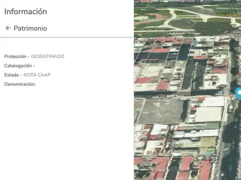 Terreno en Venta 14  mts Fondo