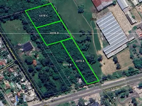 Fracción a la venta sobre RP8 km 51 - Pilar