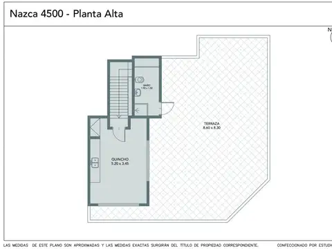 Depto Tipo Casa 4 ambientes con 3 baños