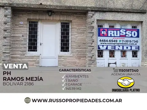 PH 4 Ambientes Ramos Mejia