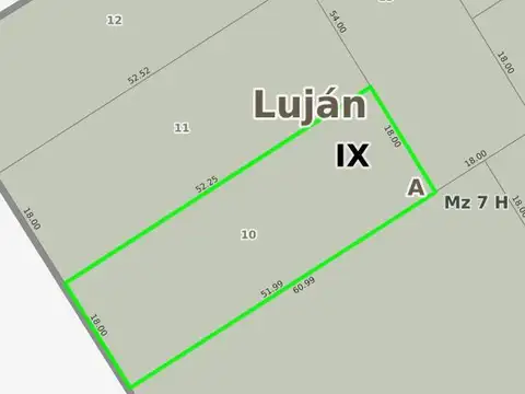 Terreno en venta - 938Mts2 - Luján