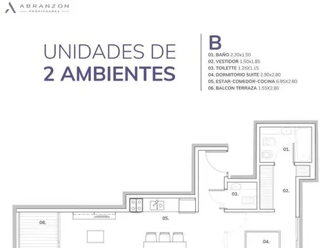 Departamento en Venta con 1 cocheras