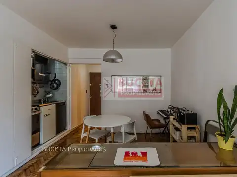 Departamento Monoambiente con 1 baño