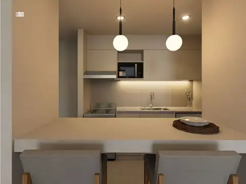Departamento 3 ambientes con 1 baño
