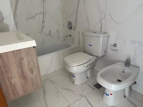 Departamento 2 ambientes con 2 baños