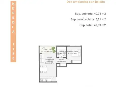 Departamento en Venta en Villa Ortuzar, USD 125.000