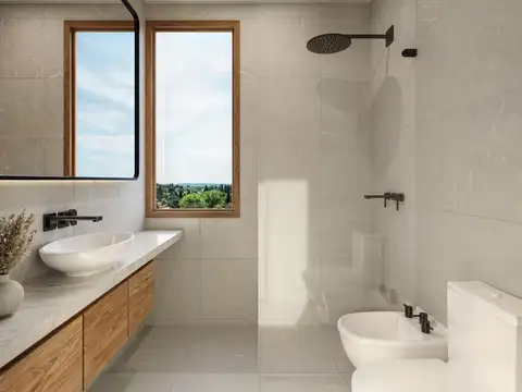 Departamento 3 ambientes con 2 baños