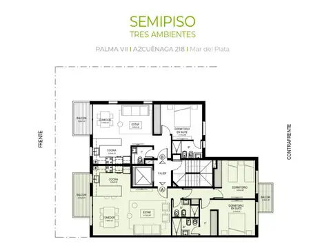 Departamento en Venta con 1 cocheras
