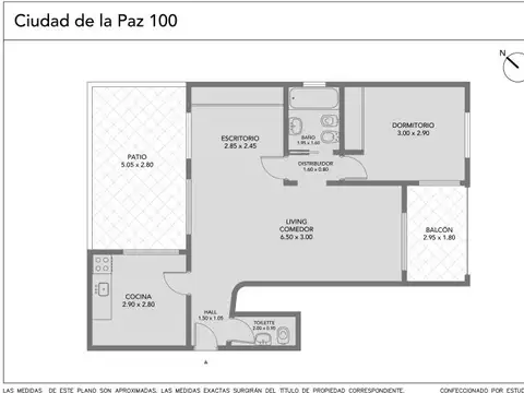 Departamento en Venta de 3 ambientes
