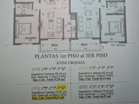 Departamento en Venta de Monoambiente