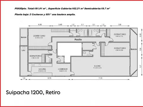 Departamento en Venta de 4 ambientes