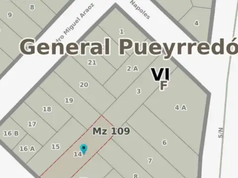 Terreno en Venta de 449,0 m2