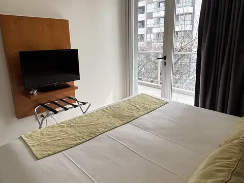 3 ambientes amoblado con Balcon