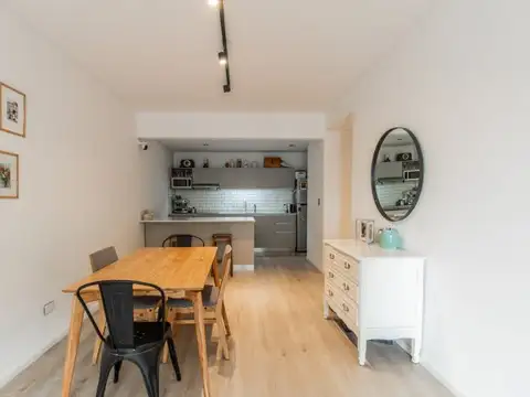 Departamento 2 ambientes con 2 baños