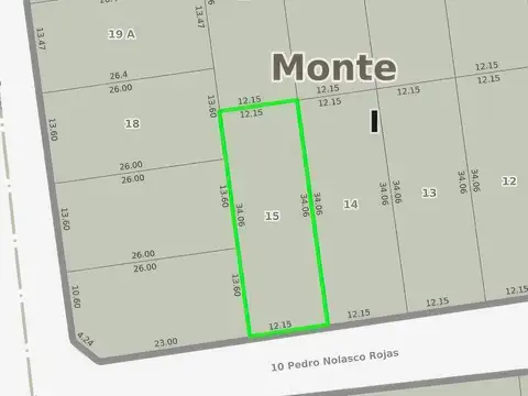 Nolasco Rojas e/ Julián Francisco Sayos y Avenida de los Pescadores