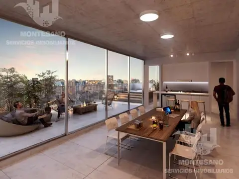 Departamento Monoambiente con 1 baño