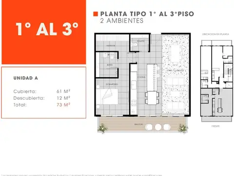 VENTA - DOS AMBIENTES  C/BALCÓN - POZO - BELGRANO