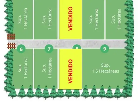 CHACRAS DE 1 HECTAREA EN MERCEDES CON ESCRITURA