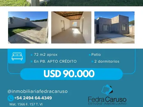 Casas en venta – Argerich y Pío XXI (esquina).  APta crédito