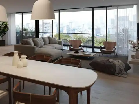 Departamento 3 ambientes con 2 baños