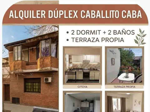 Depto Tipo Casa en Alquiler de 5 ambientes