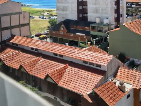 Venta, 1 ambiente vista al mar, cochera, San Bernardo