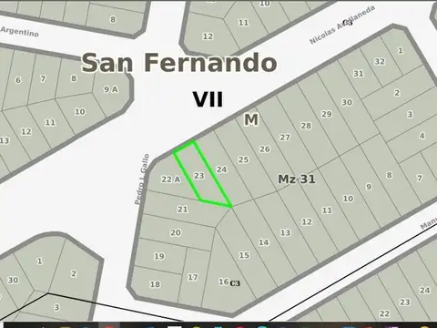 Lote en Venta Virreyes San Fernando Multifamiliar