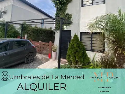 DÚPLEX EN ALQUILER EN UMBRALES DE LA MERCED I – TIPOLOGÍA A CON PARQUE, PARRILLA Y ESPACIO PARA DOS