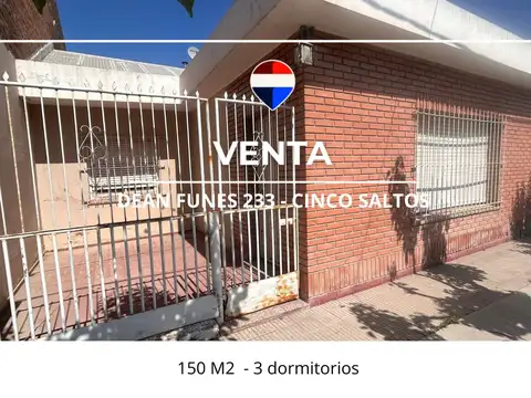 VENTA CASA 3 DORMITORIOS CINCO SALTOS