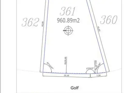 Terreno en Venta en El Cantón - Barrio Golf, USD 80.000