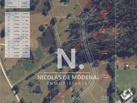 Terreno en Venta de 5315,0 m2
