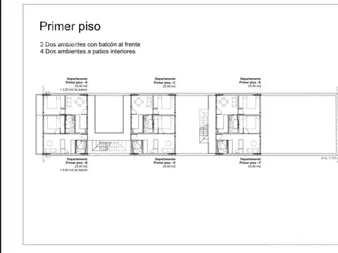 Departamento 2 ambientes con 1 baño