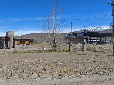 Uspallata, San Alberto, venta terreno 5743 m2 con casa y cabaña