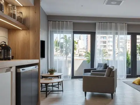 Departamento Monoambiente con 1 baño