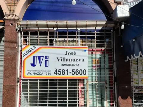 FLUIDO MOVIMIENTO, ZONA COMERCIAL A MTS DE AV NAZCA Y  AV ALVAREZ JONTE.
