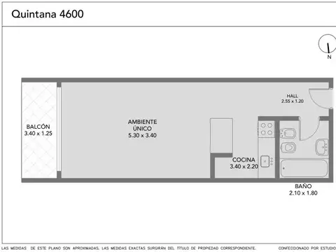 Departamento en Venta en Saavedra, USD 84.900