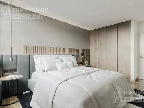 Departamento 2 ambientes con 2 baños