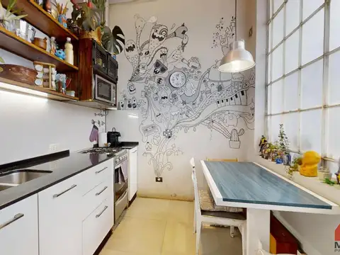 Departamento 2 ambientes con 1 baño