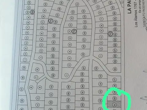 Terreno en Venta en La Pankana, USD 230.000