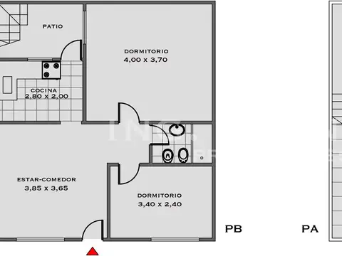 Esquina 2600, Piso PB