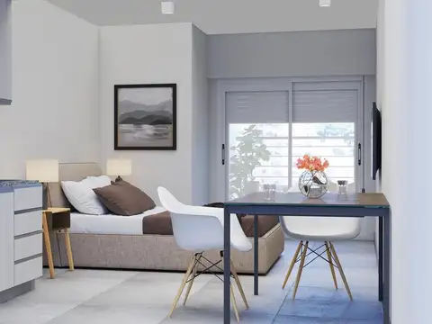 Departamento Monoambiente con 1 baño