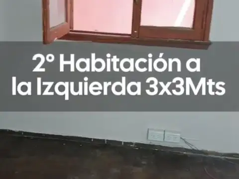 Depto Tipo Casa 3 ambientes con 2 baños