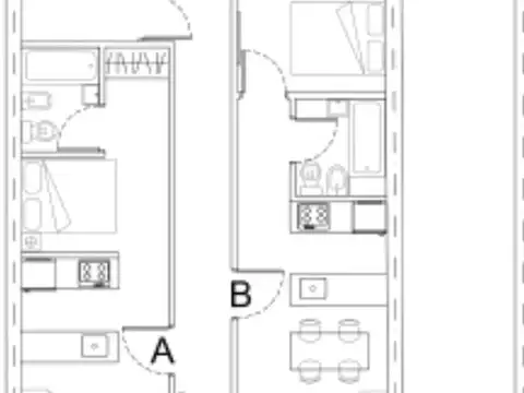 Departamento en Venta de 1 dormitorio