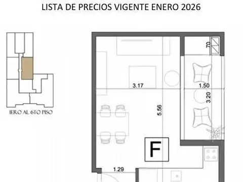 Departamento en Venta con 1 cocheras