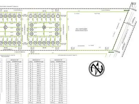 Terreno en Venta de 537,0 m2