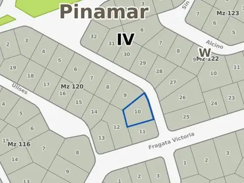 Lote en Venta en Pinamar Zona Norte